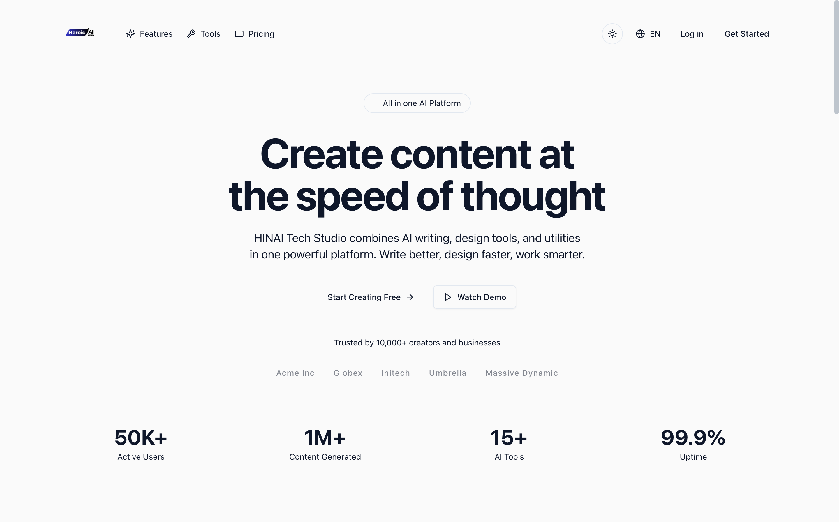 Website Design - AI Tech Tools